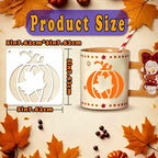 72 PCS 3x3 Inch Thanksgiving Stencils - Image 2