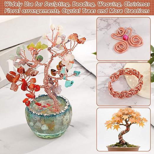 Aluminum Wire, Anezus 9 Gauge Craft Bendable Armature Thick Wire - Image 6
