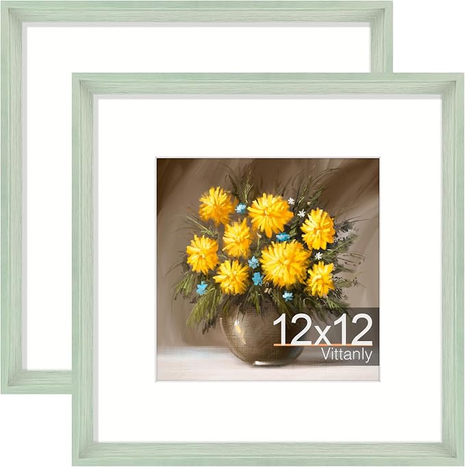 Vittanly 12x12 Picture Frames Set of 2, Ornate Vintage Photo Frame by Vittanly