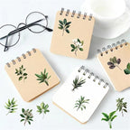 50pcs Transparent Green Leaf Sticker - Image 4