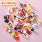 50 Pcs Miniature Food Drink Bottles Soda Pop Cans Pretend Play Kitchen Game - Image 4