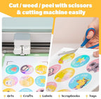 TECKWRAP Holographic Sticker Paper Laminating Sheets - Image 3