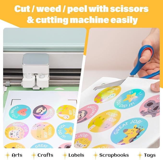 TECKWRAP Holographic Sticker Paper Laminating Sheets - Image 3