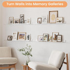 upsimples 35.5" Acrylic Shelves - Image 9