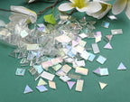 Lanyani Iridescent Mosaic Tiles 200 Pieces Bulk Stained Glass Tile - Image 5
