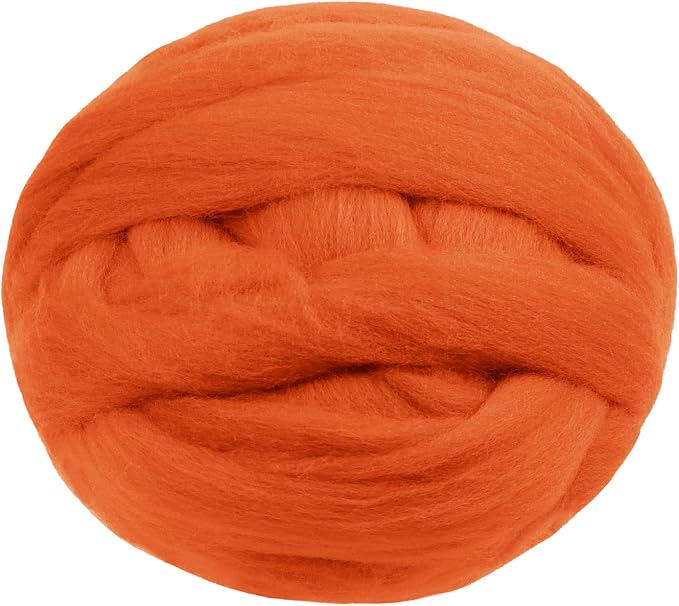 JeogYong Needle Felting Wool, 3.53oz Wool Roving Chunky Wool Yarn, Wet Felting by JeogYong