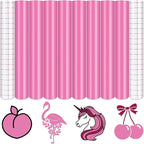 Tintnut Lavander Rose Permanent Vinyl 8 Sheets 12''x10'' Adhesive Vinyl | Solid by Tintnut