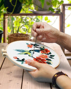 TINDTOP Hummingbird and Flower Embroidery Kit - Image 4