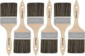 Double Thick Chip Paint Brush, 6 Pack, 3 inch / 75mm Stain Brushes by Genixart