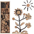 Candywood Wooden Unfinished Craft Kits Toy, Unfinished Natural Wood Slices by CandywoodWoodenToys