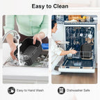 10QT Large Thickened Silicone Air Fryer Liners 2 Pack - Image 9
