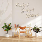 3 Pcs Thankful Grateful Blessed Wall Signs Thankful Grateful Blessed Signs - Image 4