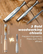 SakerNeo Deluxe Wood Carving Kit whittling kit, 25 Piece Wood Carving Tools - Image 3