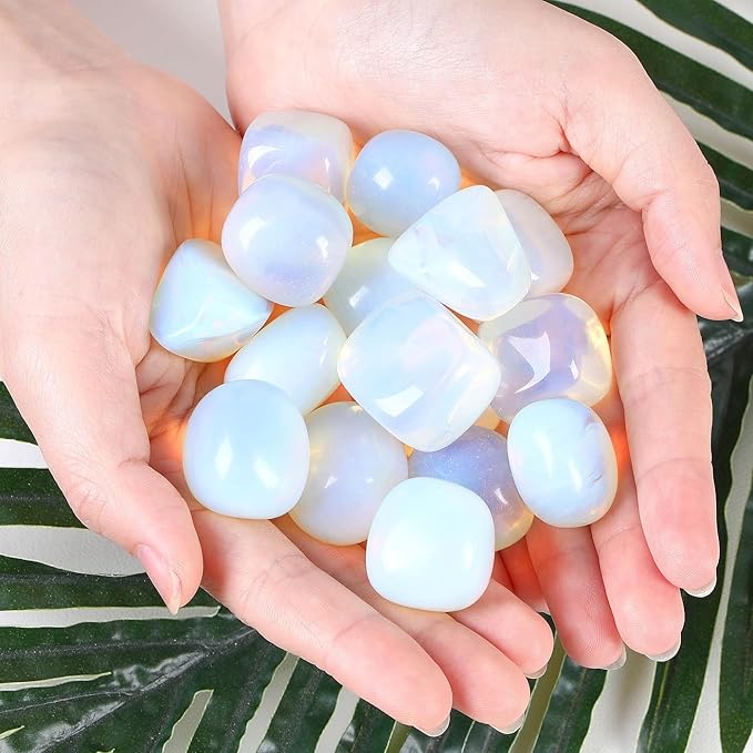 DUQGUHO Opal Crystals Bulk Natural Irregular Polished Stones Tumbled Crystals - Image 2