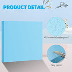 LuckyFoam Blue 4 Pack 12x12x1 inch Foam Sheets 1 Inch Thick | Polystyrene - Image 4