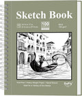 Sketch Book 8.5 x 11, Sketch Pad, 100 Sheets Spiral Sketchbook, Acid Free by SuFlyDirect