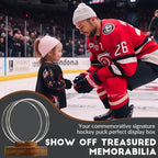 JupDec Hockey Puck Display Case Acrylic Clear Holder - Image 4