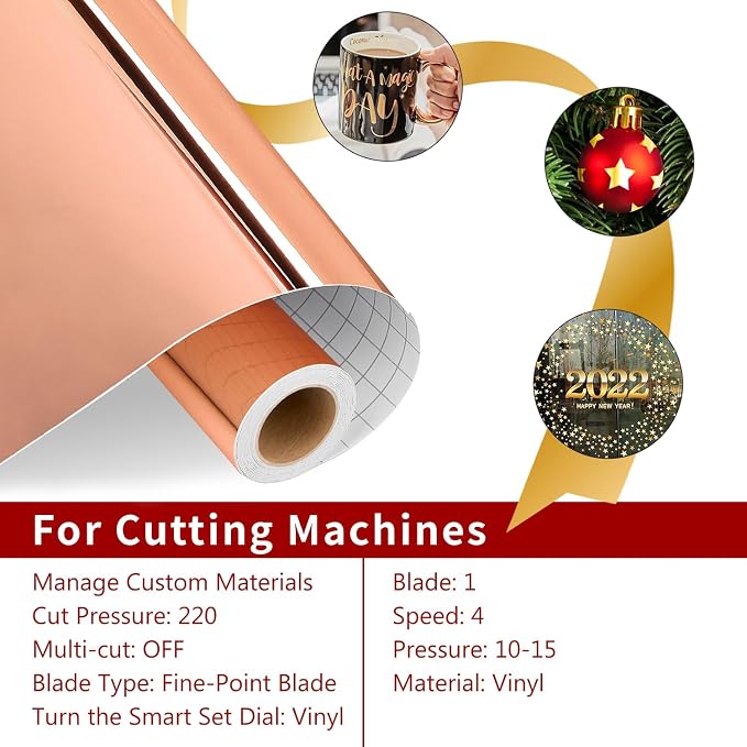 IModeur Rose Gold Permanent Vinyl - Image 5