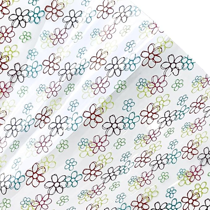 ONEART | Printed TPU Jelly Faux Leather 12 x 53 inches Transparent Clear Jelly - Image 3