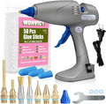 MONVICT Hot Melt Glue Gun with 7 Copper Nozzles, 50 Glue Sticks | 3 Silicone by MONVICT