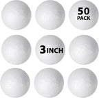 50 Pack 3'' inch Foam Balls by Bargain+Paradise