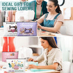 Reginary 12 Pcs Sewing Gifts for Women Quilter Sewing Cosmetic Bags Quilting - Image 4
