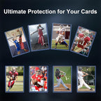 50 Count Card Sleeves Hard Plastic, Football and Game Cards - Image 4
