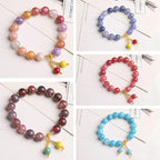 132PCS Natural Stone Beads 12MM Agate Spacer Beads Bulk - Image 4