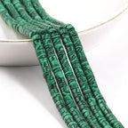 150Pcs 4×2mm Natural Malachite Spacer Stone Beads - Image 3