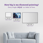 DIAMOND ART CLUB Wisteria Moon Diamond Painting Kit, Fun DIY Crafts - Image 4