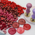 300 Pcs Wax Seal Beads Wine Red, Atopbb Premium Sealing Wax Beads - Image 3