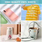SHARE&CARE Glitter Vinyl Permanent Adhesive Sheets, Women Gift - Image 2