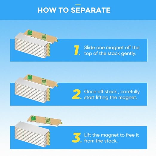 UTOMAG 12 Pcs Rectangular Neodymium Magnets - Image 8