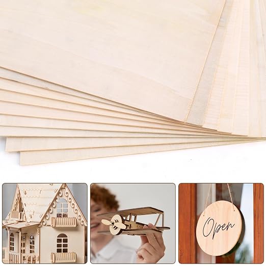 24 Pack Basswood Sheets 1/8, 3 mm Basswood - Image 6