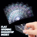 100Pcs Photocard Sleeves, Holographic Card Sleeves, 200 Microns | Flashing - Image 3