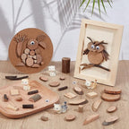 PH PandaHall Wooden Unfinished Craft Kits Garden Playset Loose Parts Natural - Image 4