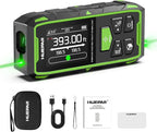 Huepar Dual Laser Measuring Tool, Fathers Day Dad Gifts, 393Ft Green-Beam by Huepar