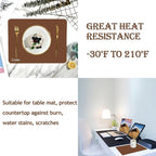 Sapid 2Pcs Thick Silicone Mat for Crafts, Nonstick Silicon Sheet for Epoxy Resin - Image 7