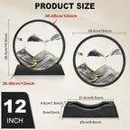 Wai Danie Moving Sand Art Picture 3D Hourglass Deep Sea Sandscape Liquid Motion - Image 6