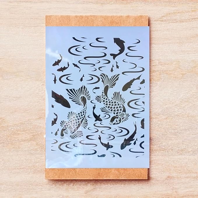 TIAMECH A4 Reusable Double Fish Stencil - Image 7