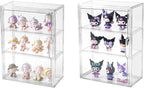 3 Tier Display Case for Collectibles, Storage Container by UniHIMO