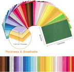 8 x 12 Inches Felt Sheets for Crafts, 1mm Thick, Stiff Paper for DIY Sewing - Image 4