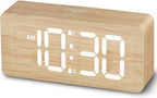uscce Wooden Digital Alarm Clocks by USCCE