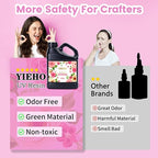 YIEHO UV Resin 1500g -Bulk Upgraded Crystal Clear Hard UV Fast Curing Epoxy - Image 2