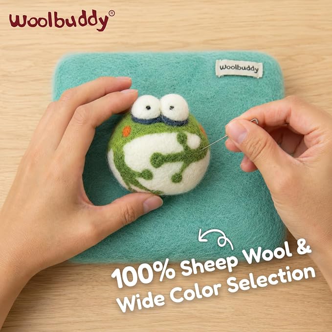 Woolbuddy Wool Felting Pad 6 x 6 x 1.5 Inch, Durable Needle Felting Mat - Image 2