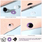 MUCUNNIA 120pcs 14mm 3D Sparkle Moon Safety Eyes - Image 4