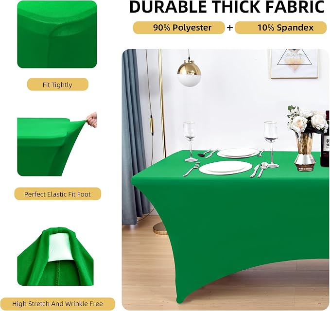 6-Pack 6ft Spandex Table Covers - Image 2