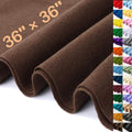 XSEINO Chocolate Brown Large Felt Fabric 36" X 36 ", 1.4 mm Thick Soft Felt by XSEINOiscreating%EF%BC%81