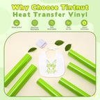 Tintnut Jasmine Green Heat Transfer Vinyl, easy cut & weed, stretch washable - Image 3