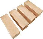 4Pcs Unfinished Basswood Blocks-2x2x6 Inch Rectangular Linden Wood Blocks - Image 7